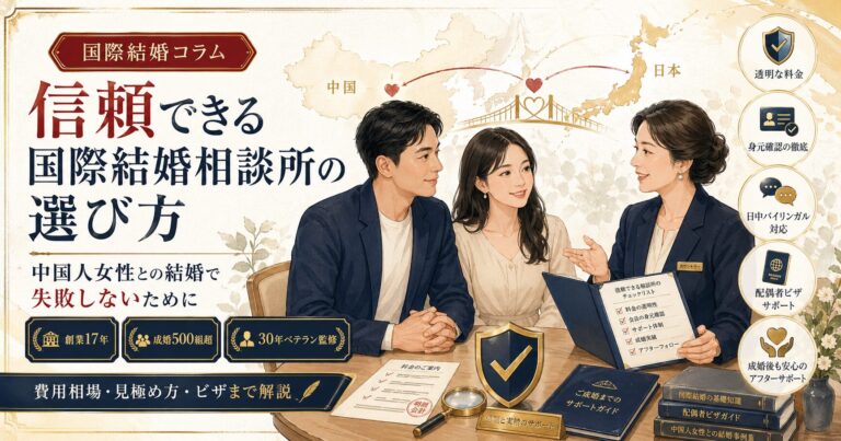 【業界30年ベテラン監修】国際結婚相談所(中国)の本当の選び方｜創業17年・成婚500組超のネクストマッチ